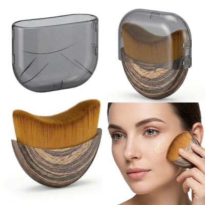 Dailygoods - 2 stuks droge gezichtsborstel, gezichtsborstel, peelingborstel, gezichtsmassageborst, verwijdert cellulitis en dode huid, met massage-peeling, Dry Brush tegen rimpels