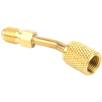 R410A Adaptateur SAE Mâle 1/4 pouce vers SAE Femelle 5/16 pouce Pompe à Vide Système Split AD87 45