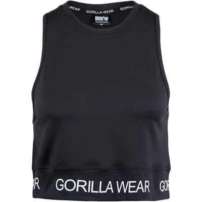 Gorilla Wear Colby Cropped Tank Top - Zwart - M