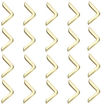 Dailygoods- Hoekbeschermers 20 Stuks - Decoratieve Hoekbeschermers - Metalen Hoekbeschermers - Duurzaam - Vintage Stijl - Bescherming voor Albums - Boekhoekbeschermers