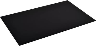 Tafelblad Glas - Eettafelblad Keukentafel - Tafel Beschermen - Gehard Veiligheidsglas - 120x65cm - Zwart