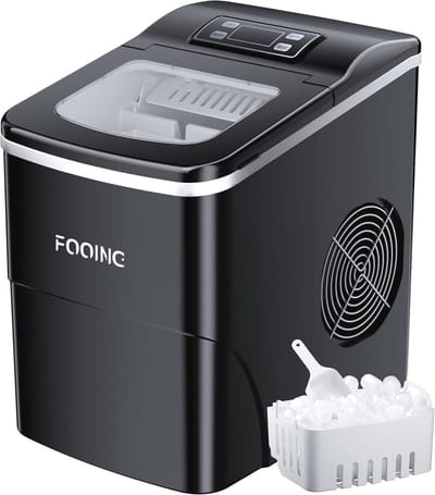 IJsblokjesmachine met zelfreinigende functie - 6 minuten ijsproductie, 2 liter capaciteit, LED-display
