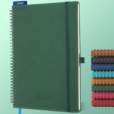 Weekplanner 2025/2026 A4 - 18 maandenboekkalender met zachte cover