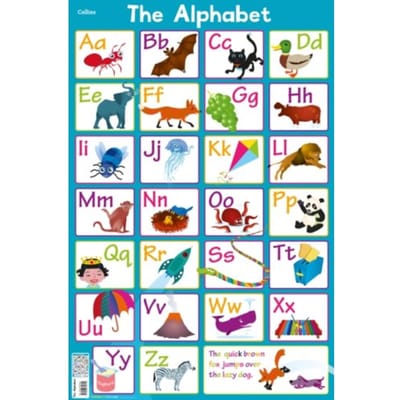 Alphabet - Collins Children’s Poster - Collins Kids