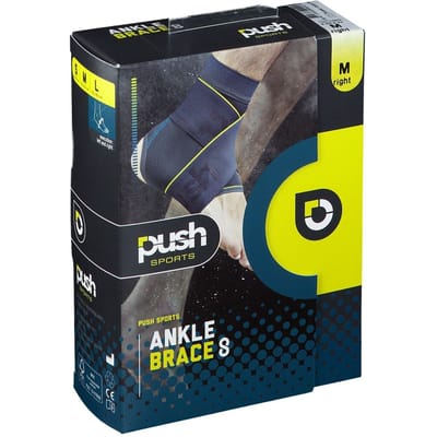 Push Sports Enkel 8 Rechts Medium 22,5-25,5 cm 242222 1 Verband(en)