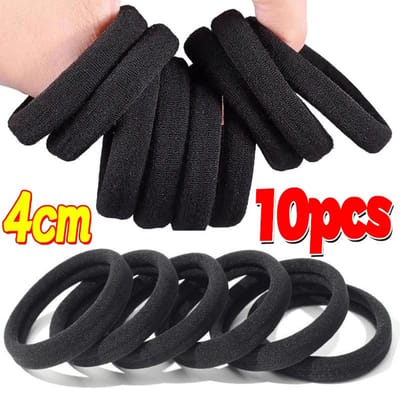 200 STKS/Set Dames Meisjes Basis Haarbanden Eenvoudig Effen Kleuren Elastische Hoofdband Haartouw Elastiekjes Haaraccessoires Paardenstaart Houder