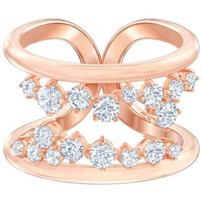 Swarovski North Glamoureus Ontwerp Imitatie Kristal Ring Damesringen 5512431 52 beige