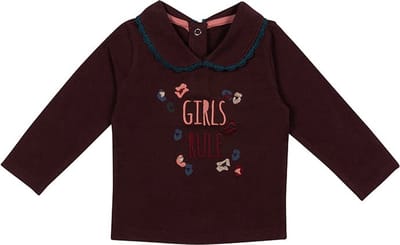 Frogs and Dogs - Shirt Girls - Bruin - Wild Life - - Maat 86 -