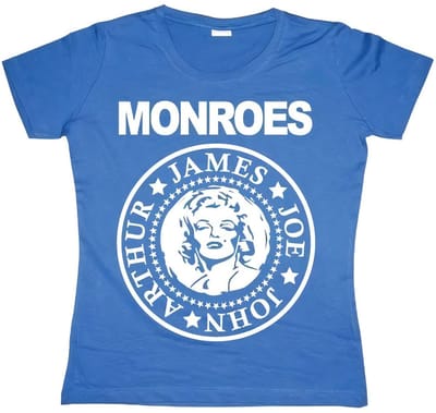 Marilyn Monroe Dames-T-shirt in girly-stijl SH-5-15139-H10-5