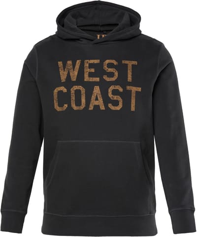 JP 1880 - Heren - Hoodie sweatstof capuchon kangoeroezak tot 8XL - Zwartgrijs - Maat L