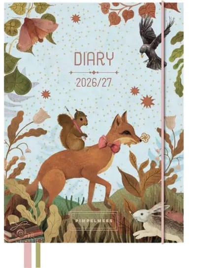 Pimpelmees A5 Schoolagenda 2026-2027 Fox Blue
