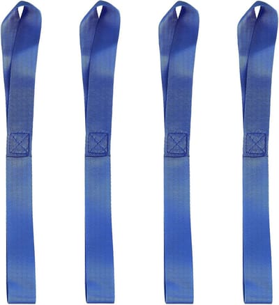 Zachte gesp spanbanden voor motorfiets, auto, vrachtwagen, boot - Set van 4 - 30 cm lengte - 1500 LB draagkracht