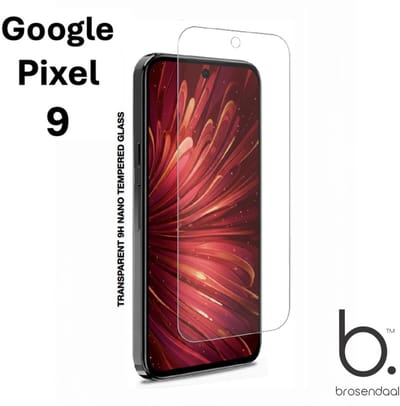 Brosendaal Screenprotector voor Google Pixel 9 - 9H Nano Coating - Ultradun - Maximaal Kras- en Valbestendig