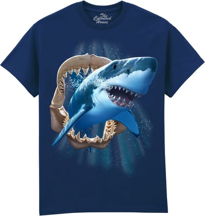 Haaien Shark Jaw The Coloured House T-shirt M