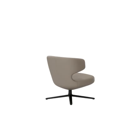 Vitra - Petit Repos fauteuil - zwart - Leder - zand - beige