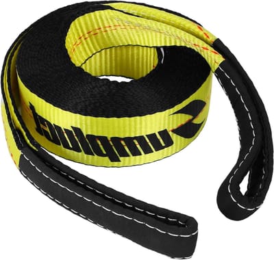 Herstel Sleepriem - Touw Lierverlenging - Voertuig Berging - Hoge Treksterkte - 2" x 20ft - Geel