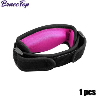 Bracetop Tenniselleboog Brace Elleboogpijnverlichting Geschikt Voor Tendinitis tennis en Golfer'S Elleboog Verstelbare Elleboogband Inclusief Compressiepad