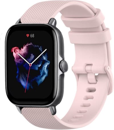 Strap-it Luxe siliconen bandje - geschikt voor Xiaomi Amazfit Bip / Bip Lite / Bip S / Bip U Pro / Amazfit GTS 1-2-3-4 / Amazfit GTR 42mm - roze