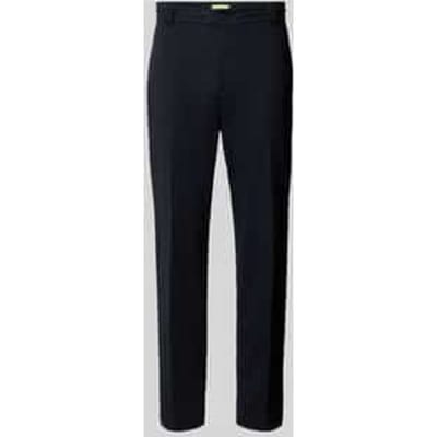 Slim fit stoffen broek met persplooien model 'JUNO'
