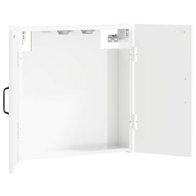 vidaXL - Dartbord - Kabinet - HAARLEM - Hoogglans - Wit - 52,5 - x - 10,5 - x - 53,5 - cm