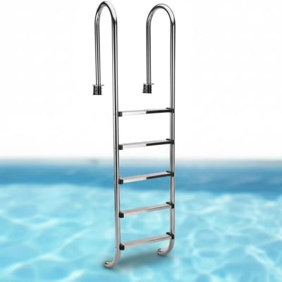 ZMR® Zwembadtrap - Zwembad Trap - Inbouwzwembad - Zilver - 35cm x 55cm x 160cm