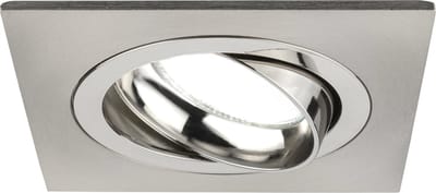 Ledvion - 1X LED Inbouwspot Sevilla - Dimbaar - 3W - 6500K - Ø92 mm - RVS
