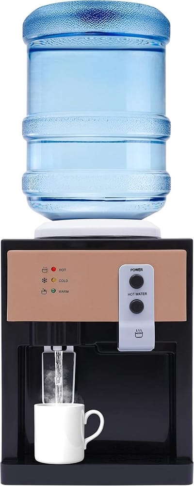 Waterdispenser - Waterkoeler - Waterverwarmer - Thuisgebruik - Kantoor - Warm en Koud Water - 189 Liter - 24x27x36cm - IJzerhoudend