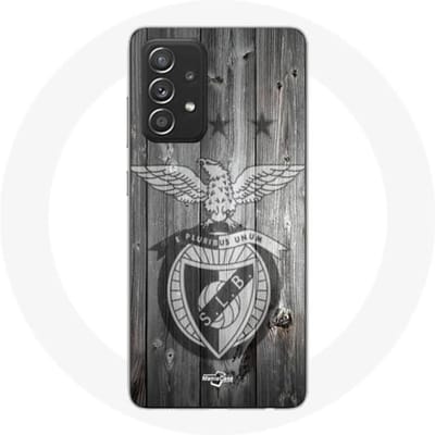 Coque - maniacase - Samsung Galaxy A52 - Souple - Protection - slb benfica fond gris noir