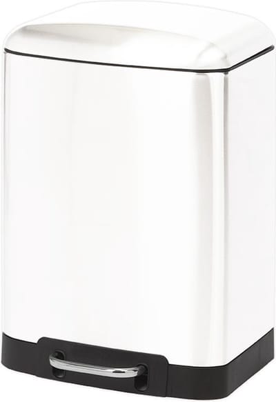 Duett Pedaalemmer - 6 liter - metaal - wit