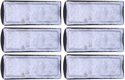 Dailygoods- Aquariumfilter Vervangingsset 6 Stuks - Hoogwaardig Filterkatoen - Actieve Koolstof - Wandgemonteerd Accessoire - Veilig en Duurzaam - Voor Schoon Water - Filtermateriaal