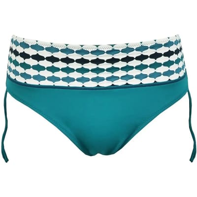 Hoge Taille Badmode Onderbroek Vrouw Red Point Fiala