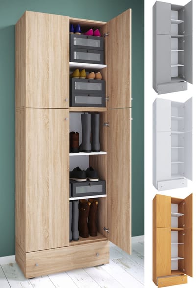 XXL schoenenkast Garderobe schoenenkast Zaalkast Lona 5f lade