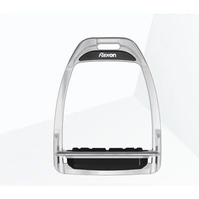Aluminium Plat Grip Zwart Stirrup Flex-On Hunter H