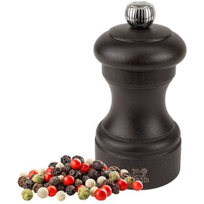 (6 stuks) PEUGEOT BISTRO - Pepermolen - Hout - Chocolade - Hoogte: 100mm