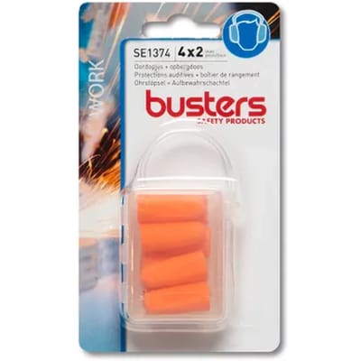 Busters Oordopjes Polyurethaanschuim - 8 Stuks