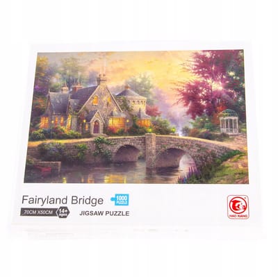 Puzzel 1000 Stukken: Gezellig Huisje aan de Beek