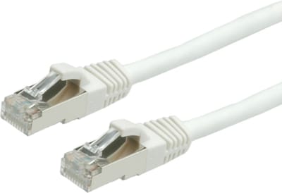 VALUE Patchkabel Cat.6 (Class E) S/FTP (PiMF), LS0H, wit, 1,5 m