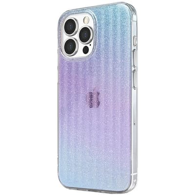 UNIQ Coehl Linear Serie - iPhone 13 Pro Hoesje - Uniek Ontwerp - Stardust Patroon - Draadloos Opladen Compatibel