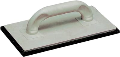 Raspplank Celrubber - Schuurbord Vlakken - Pleister Werk - Robuuste Kunststof - 14 x 28 cm - Wit Zwart