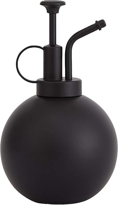 Roestvrijstalen Gieter - Waterspuit Potplanten - Planten Verzorgen - Lang Dun Mondstuk - 400 ml - Zwart