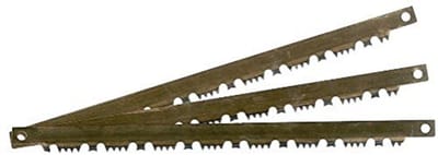 Zaagbladen Set - Handzaagbladen - Snel Hout Zagen - Gehard Tandpunt - 300 mm 3 Stuks - Goud
