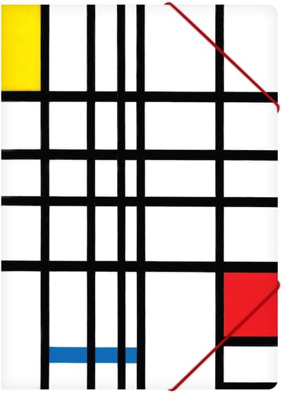 Lanzfeld Mondriaan - Documentenmap A4 - Met Elastiek - Composition II - A4-formaat