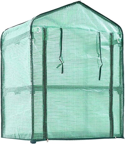 Mini Kas Cover - Planten Serre - Planten Beschermen - Waterdicht Ontwerp - 2 Tier - Groen