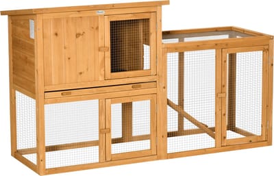 PawHut Kleindierenhok met uitneembare bodemplaat D51-282V01