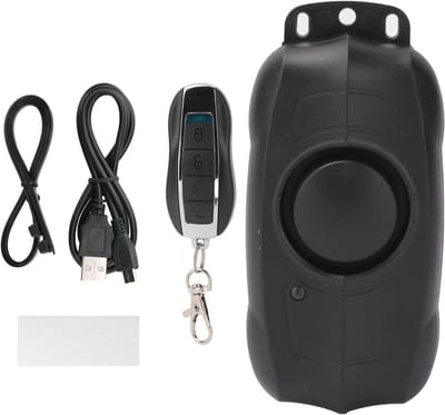 Anti Diefstal Alarm - Scooter Alarm - Voertuig Beveiligen - Waterdicht Ontwerp - 20 Meter Bereik - Zwart