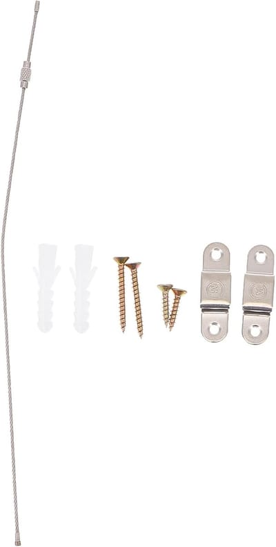Anti-tip Gordels - Meubelbeveiliging - Kinderen Beveiligen - 5 Sets - 25 cm - Zilver