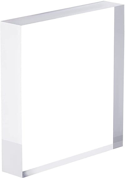 Vt products - Acryl Display Basis - Transparante Kubus - Gepolijst - Sieraden Ring