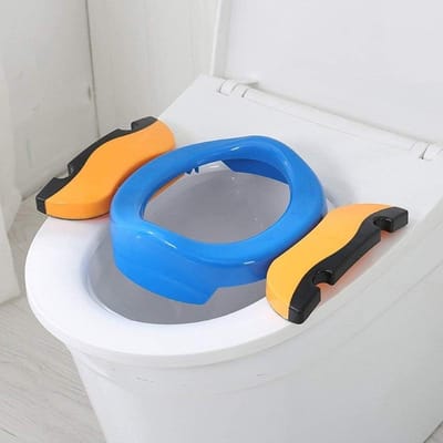 Opvouwbare Toiletbril - Draagbare Potty - Zindelijkheidstraining - Compact Opvouwbaar - 365 x 22 cm - Blauw