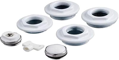 Radiatorkit Met Ontluchter, Stopblok en Aansluitingen