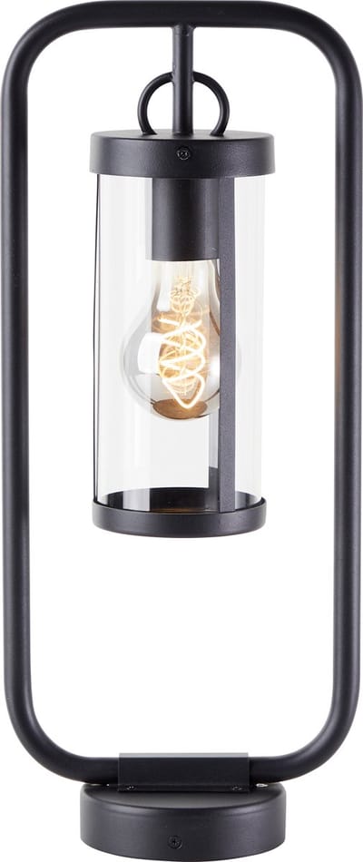 Brilliant Sidney - Buiten sokkellamp - Hoogte 48 cm - E27 max 1x20W - IP44 - Zwart